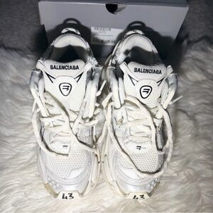 Balenciaga White Athletic Sneakers